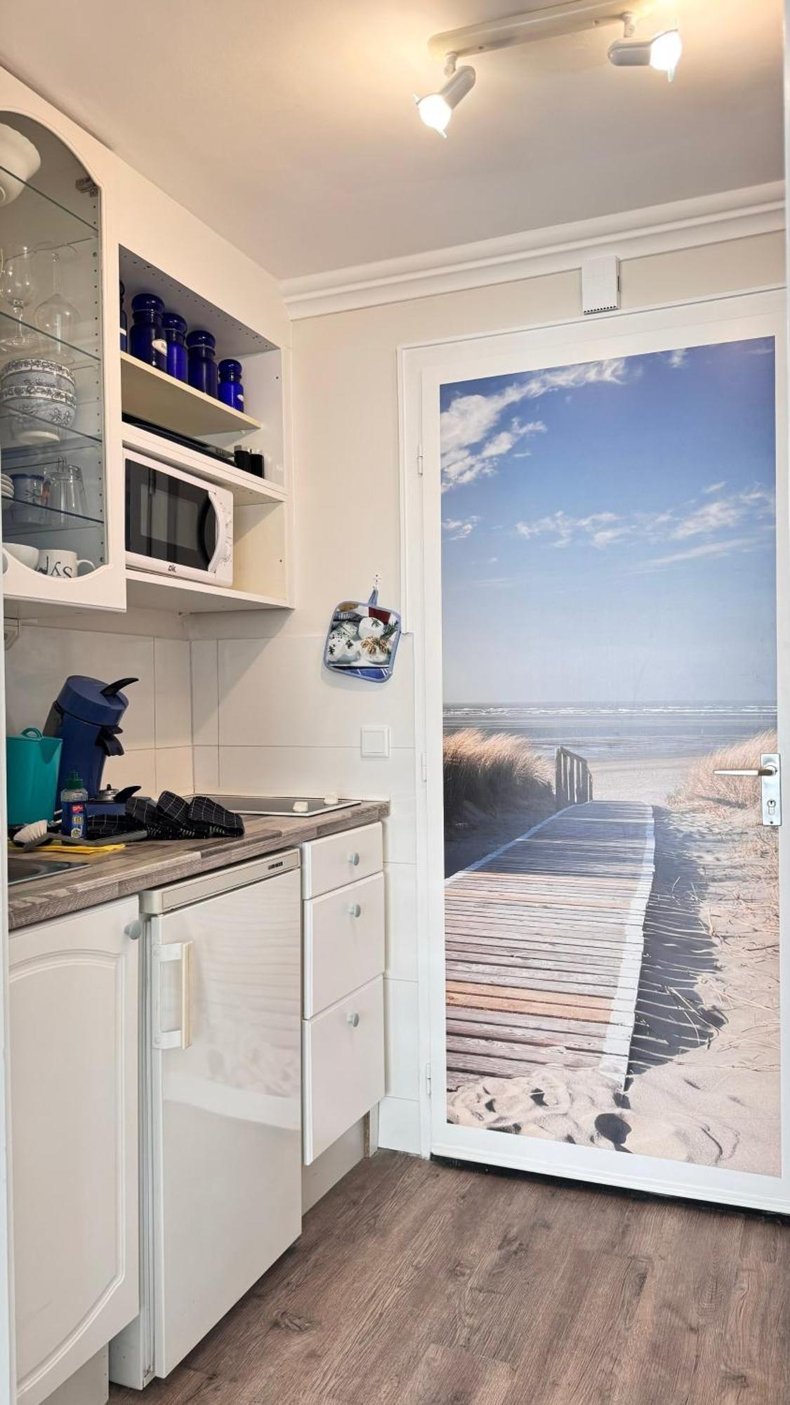10-105, sehr Strandnah, im Herzen Westerlands, Westbalkon, 1 Zi Exterior foto